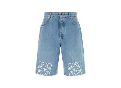 LOEWE Denim Bermuda Shorts "Blue"