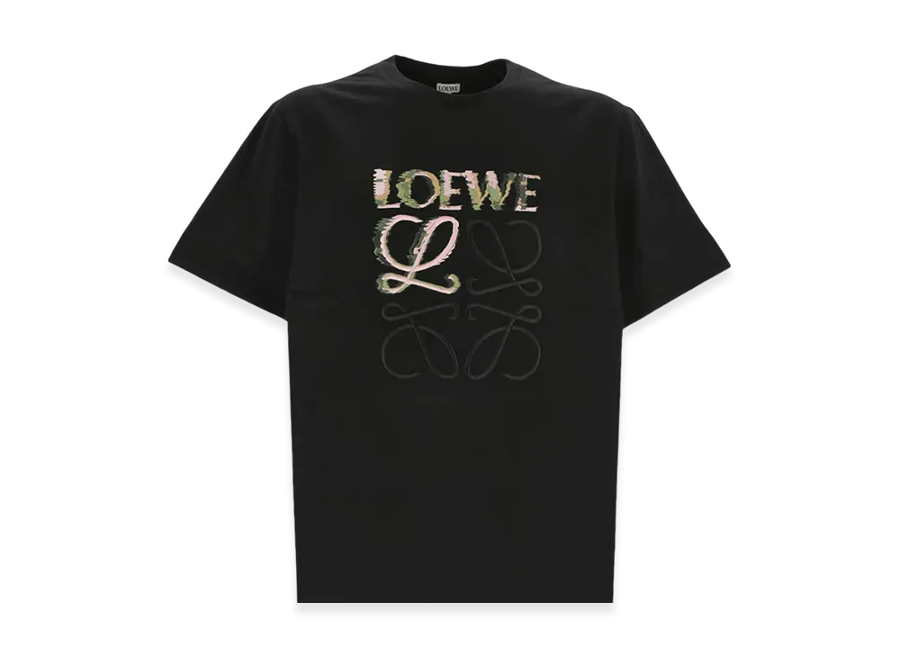LOEWE Relaxed Fit Crewneck T-Shirt "Black"