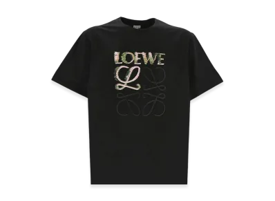 LOEWE Relaxed Fit Crewneck T-Shirt "Black"
