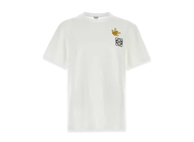 LOEWE White Cotton Tee "White"