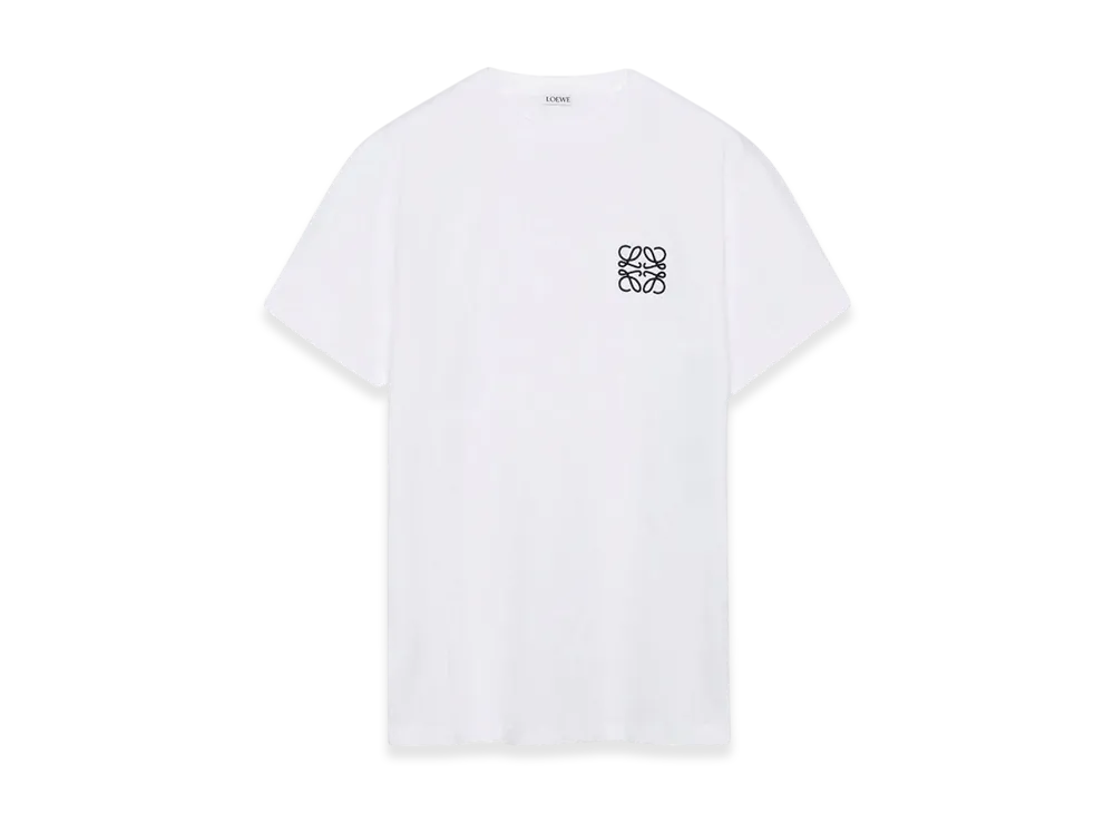 LOEWE Regular Fit T-Shirt in Cotton "Black"