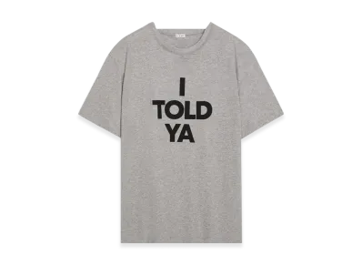 LOEWE Rleax Fit T-Shirt Cotton "Grey Melange"