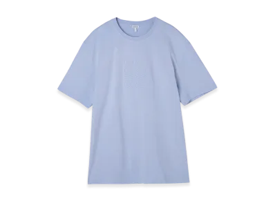 LOEWE Men's Relaxed Fit Crew-Neck T-Shirt "Light Blue"