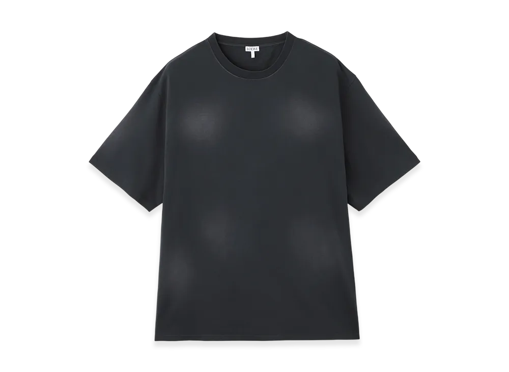 LOEWE Men's Loose Fit Crew-Neck T-Shirt "Black"
