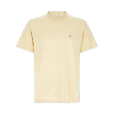 LOEWE Anagram Logo Embroidery T-Shirt "Beige"