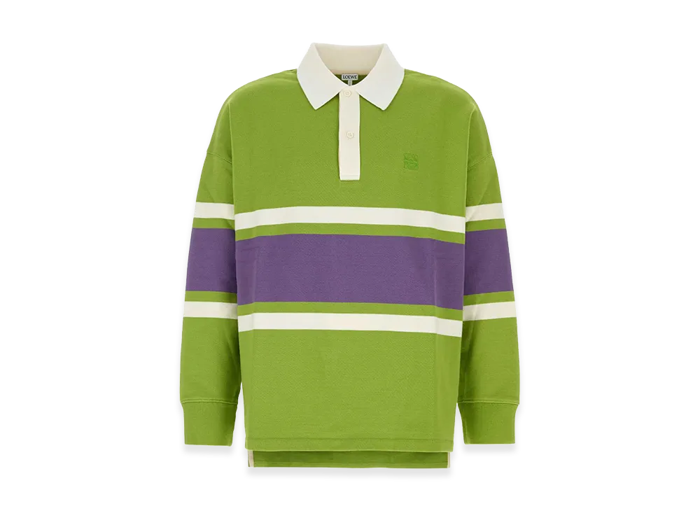 LOEWE Multicolor Cotton Oversize Polo Shirt "Multicoloured"