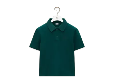LOEWE Men's Polo in Cotton "Dark Green"