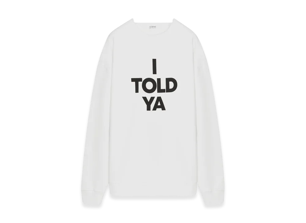 LOEWE Rleax Fit Sweatshirt Cotton "White"