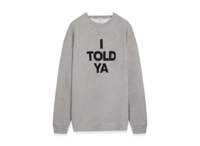 LOEWE Rleax Fit Sweatshirt Cotton "Grey Melange"