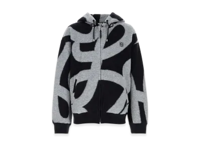 LOEWE Embroidered Wool Blend Sweatshirt "Printed"