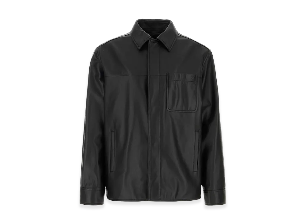 LOEWE Leather Shirt "Black"
