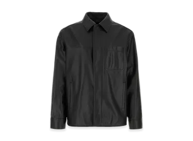LOEWE Leather Shirt "Black"