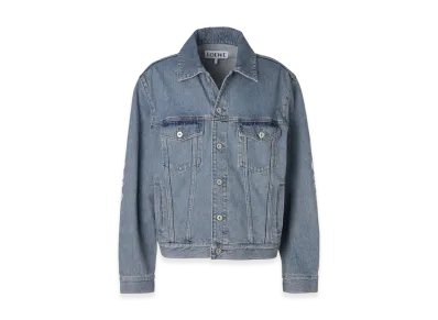 LOEWE Men's Anagram Denim Jacket "Mid Blue Denim"
