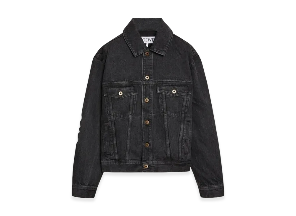 LOEWE Anagram Jacket in Denim "Black"