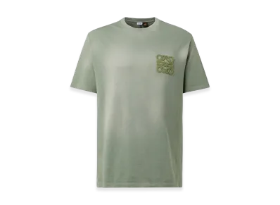 LOEWE Paula's Ibiza Logo Applique Cotton Jersey T-Shirt "Sage Green"