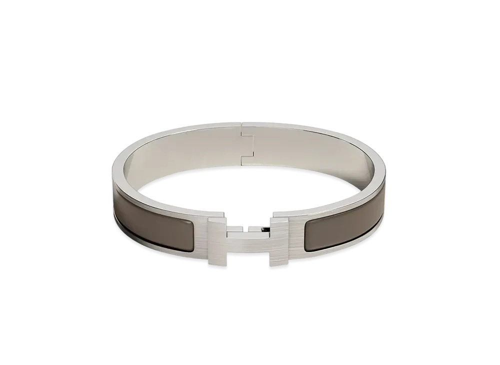 Hermes Clic HH Bracelet "Etain Mat/Palladium"
