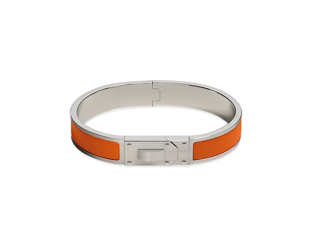 Hermes Kelly Men Bracelet "Orange Mat"