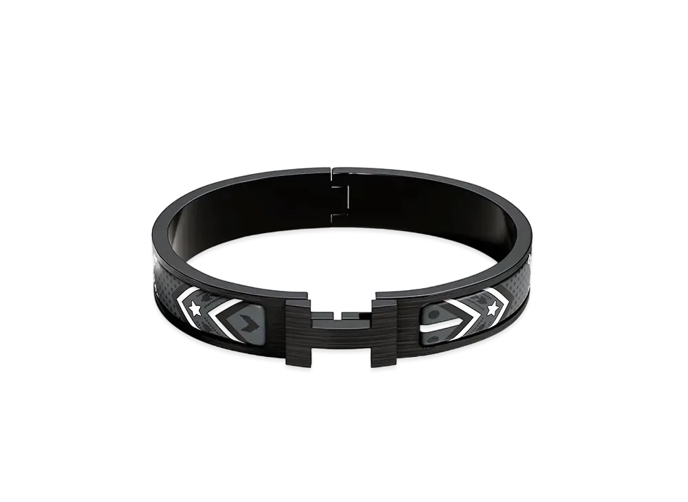 Hermes Clic HH Bandana So Black Bracelet "Grand Classique"