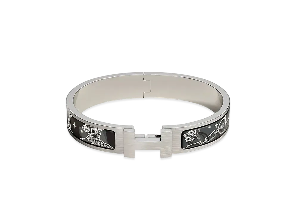 Hermes Clic HH C'est la Fete Bracelet "Grand Classique/Palladium"