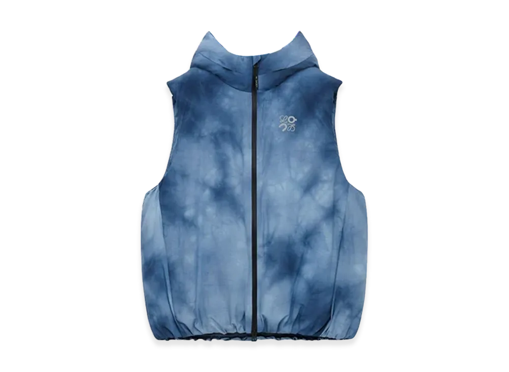 LOEWE x On Running Technical Shell Puffer Vest "Blue/Multicolor"