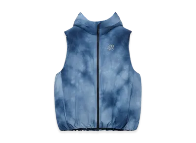LOEWE x On Running Technical Shell Puffer Vest "Blue/Multicolor"