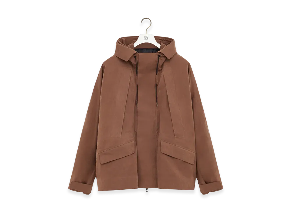 LOEWE x On Short Parka (Technical Cotton) "Toffee"