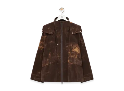 LOEWE x On Jacket (Flocked Technical Shell) "Chocolate Brown"