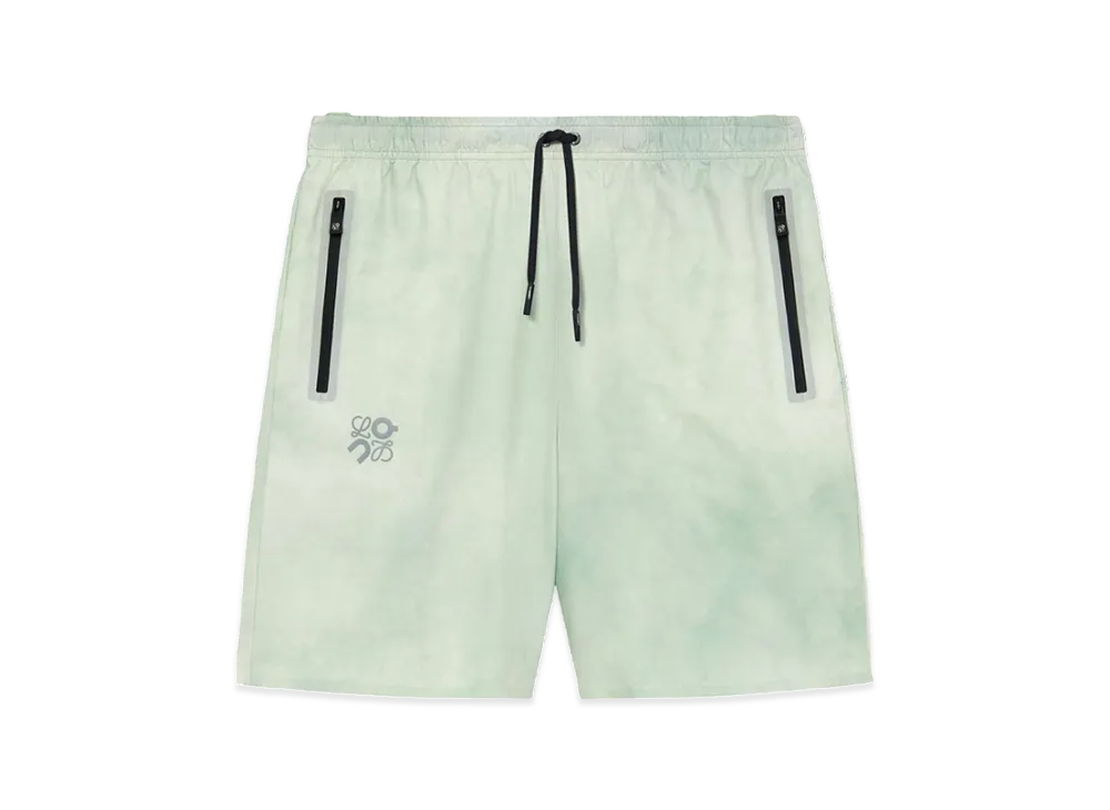 LOEWE x On Running Shorts in Technical Shell "White/Multicolor"