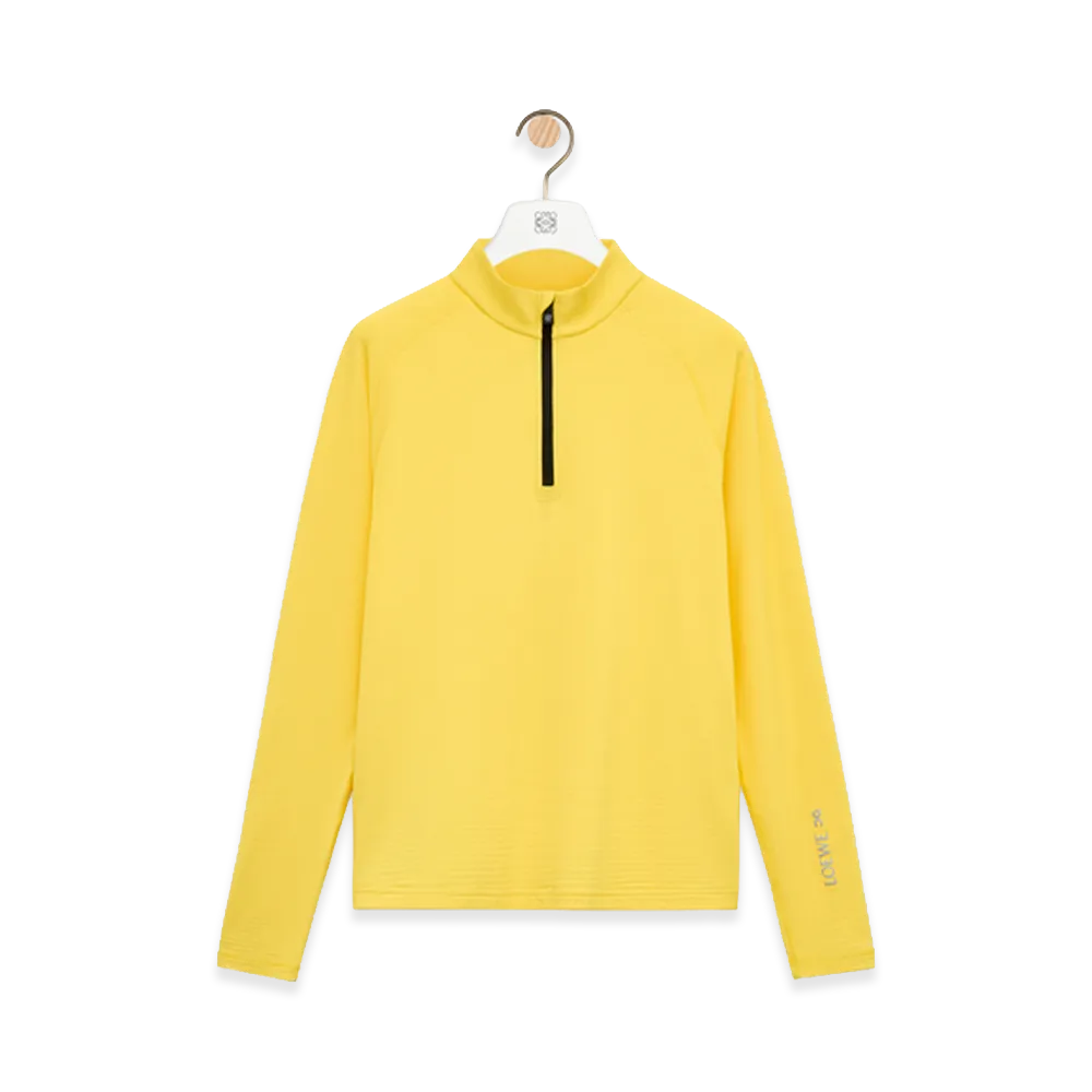 LOEWE x On Mock Neck Top (Technical Knit) "Yellow"