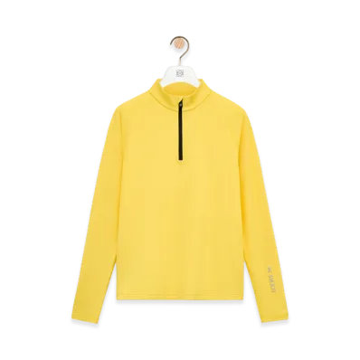 LOEWE x On Mock Neck Top (Technical Knit) "Yellow"