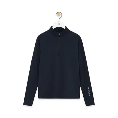 LOEWE x On Mock Neck Top (Technical Knit) "Black"