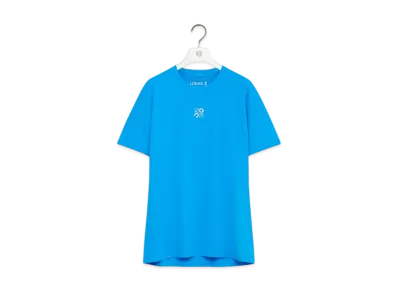 LOEWE x On Active T-Shirt in Technical Jersey "Blue"