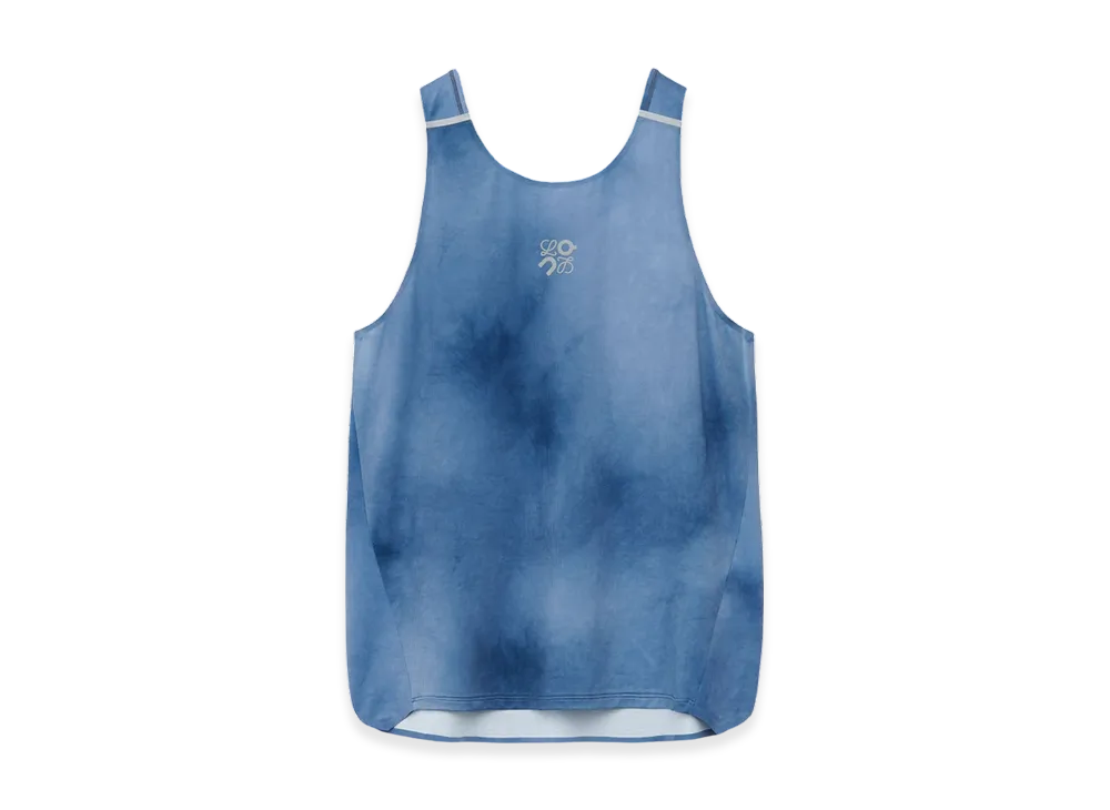 LOEWE x On Running Performance Tank Top in Technical Jersey "Blue/Multicolor"