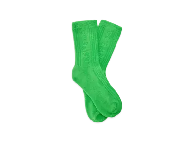 LOEWE x On Socks in Cotton "Green"
