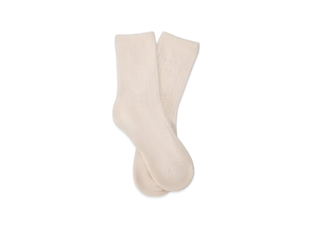 LOEWE x On Socks in Cotton "Ivory"