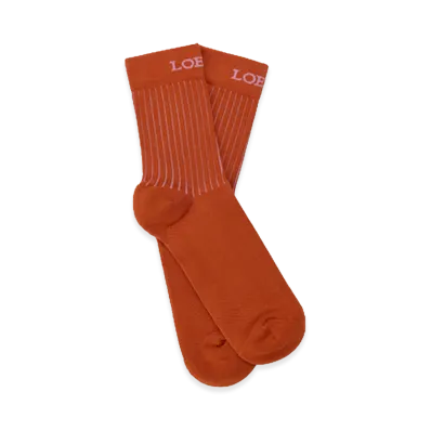 LOEWE x On Socks (Cotton Blend) "Dark Orange"