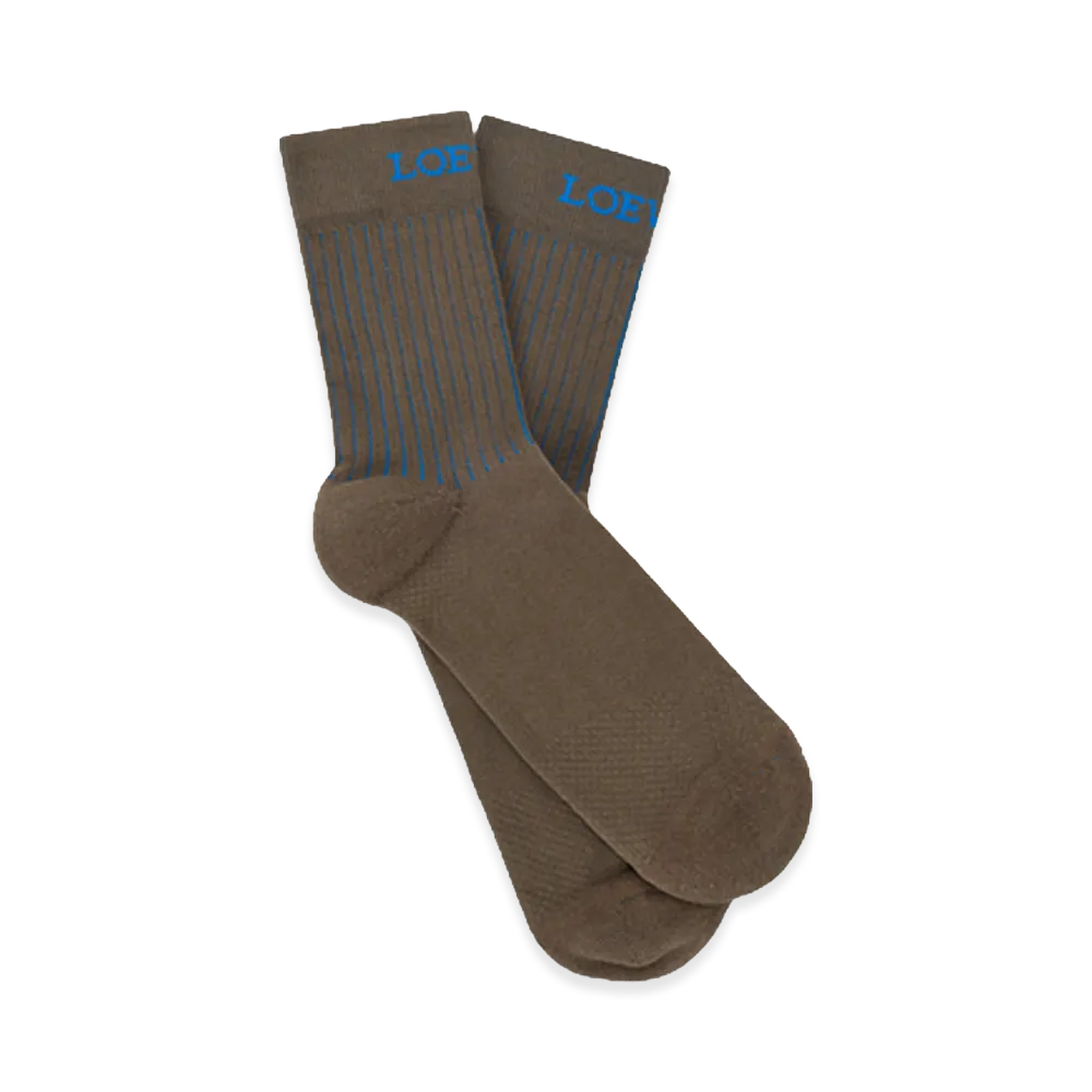 LOEWE x On Socks (Cotton Blend) "Khaki Green"
