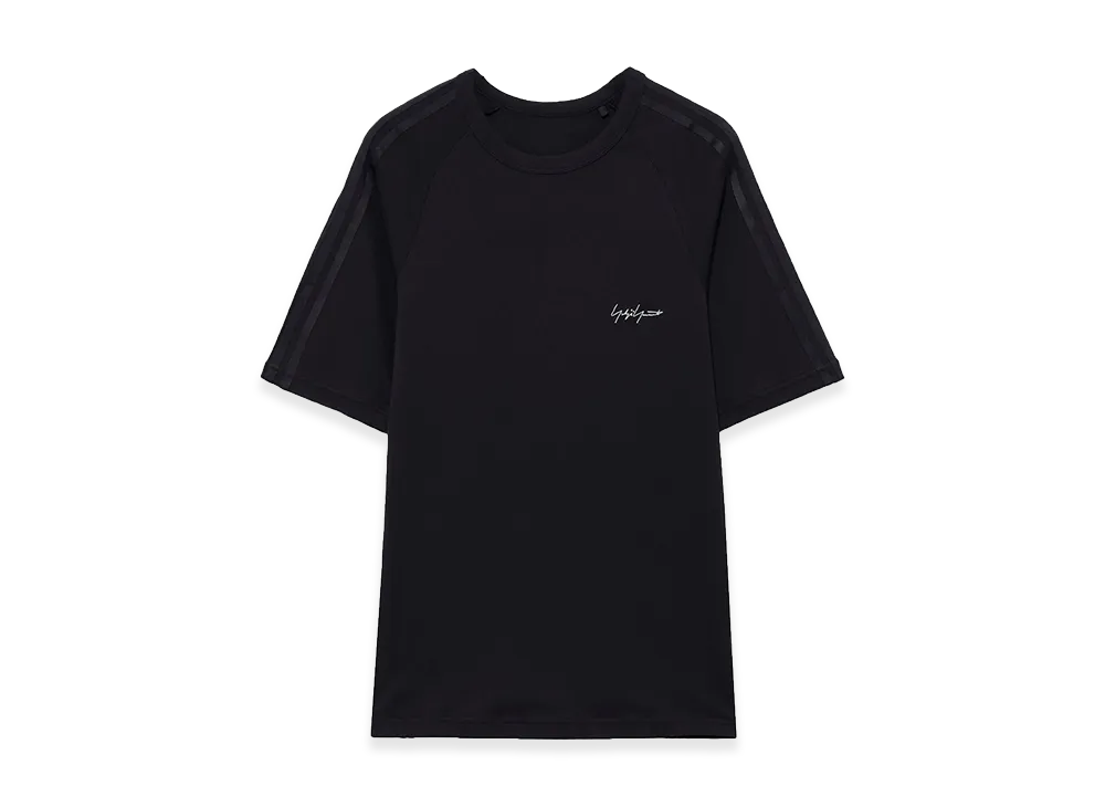 Yohji Yamamoto x Y-3 KURO 3 Stripes Short Sleeve T "Black"