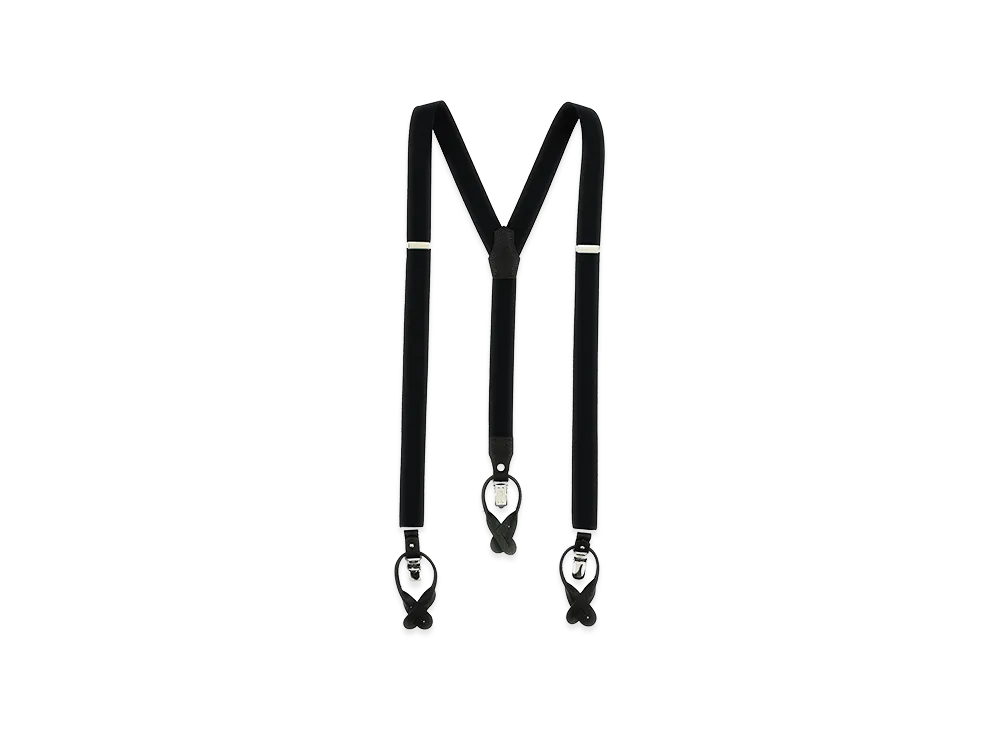 Yohji Yamamoto Leather Braces "Black"