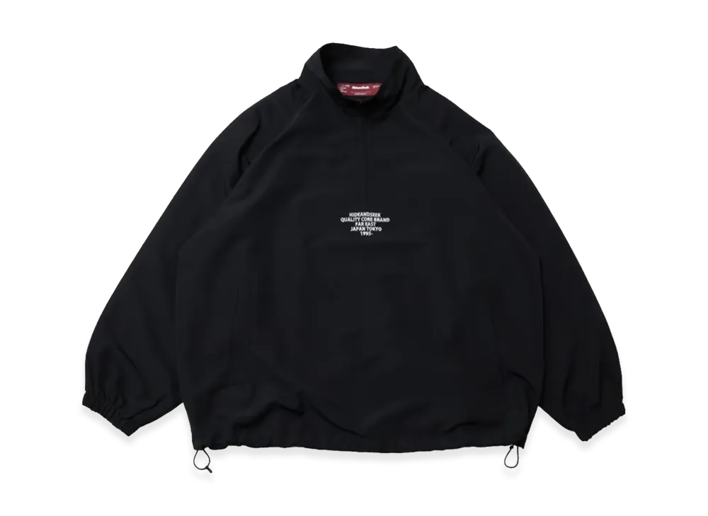 Hide and Seek Nylon Anorak Jacket "Black"