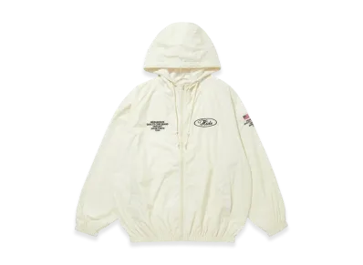 Hide and Seek Nylon Zip Hooded Jacket(26SS) "White"