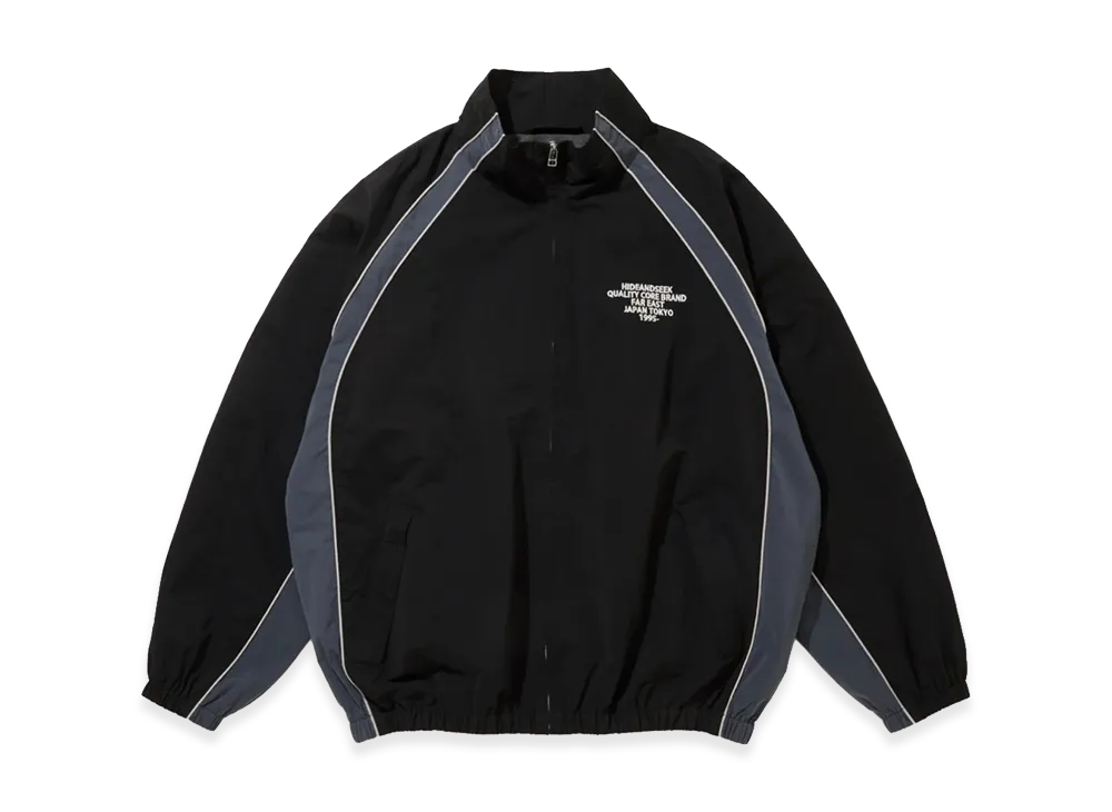 Hide and Seek Track Jacket(26SS) "Black/Charcoal Grey"
