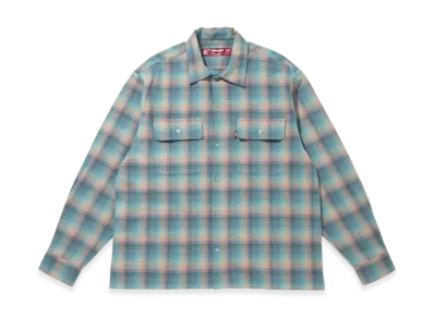 Hide and Seek Flannel Check L/S Shirt "Saxe"