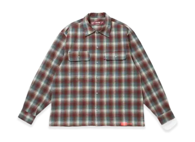 Hide and Seek Flannel Check L/S Shirt "Red"