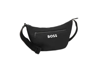 HUGO BOSS Contrast Logo Crossbody Bag "Black"