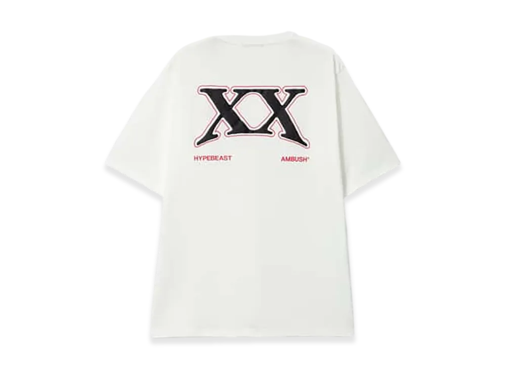 AMBUSH x Hypebeast 20th Anniversary T-Shirt "White"