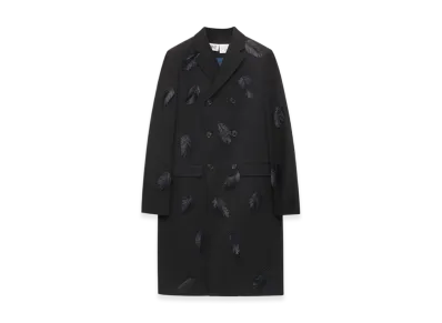 LOEWE x Howl's Moving Castle Long Coat in Wool "Black"