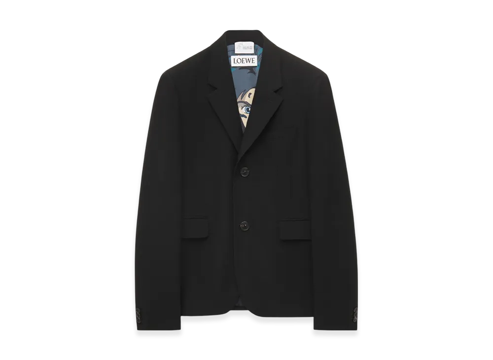 LOEWE x Howl's Moving Castle Jacket in Wool "Black"