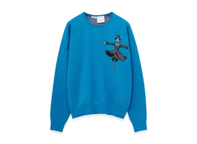 LOEWE x Howl's Moving Castle Turnip Head Sweater in Wool "Cerulean Blue"