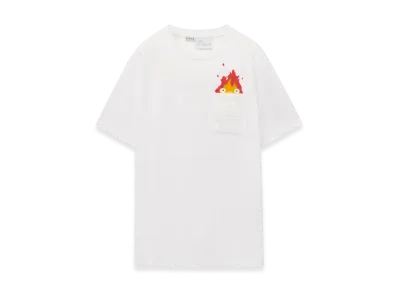 LOEWE x Howl's Moving Castle Calcifer Pocket T-Shirt in Cotton "White"